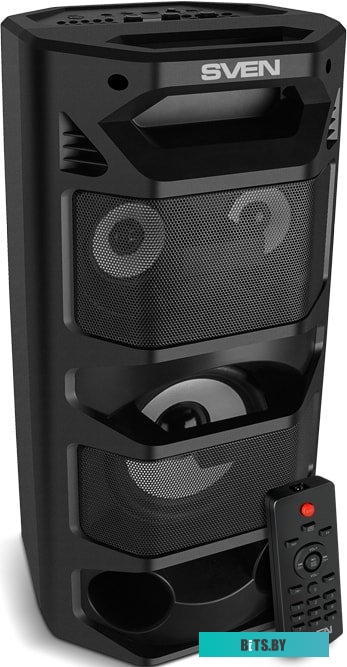 SV-020170 SVEN АС PS-670, черный (65 Вт, TWS, Bluetooth, FM, USB, microSD, LED-дисплей, пульт, 4400мА*ч)