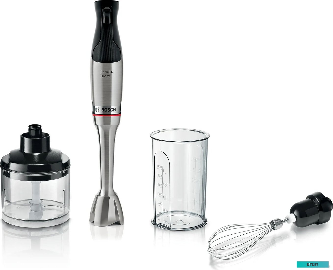 MSM6M821 Блендер погружной Bosch MSM6M821 1200Вт нержавеющая сталь/черный