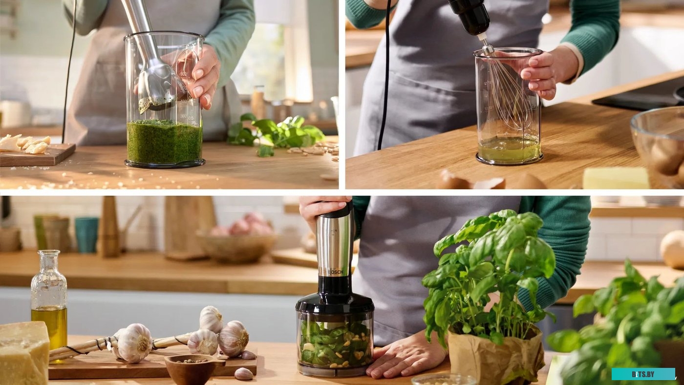 MSM6M821 Блендер погружной Bosch MSM6M821 1200Вт нержавеющая сталь/черный