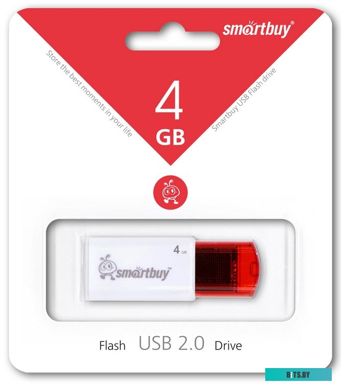 USB Накопитель (Флешка) Smartbuy 4GB CLUE White SB4GBCLU-W