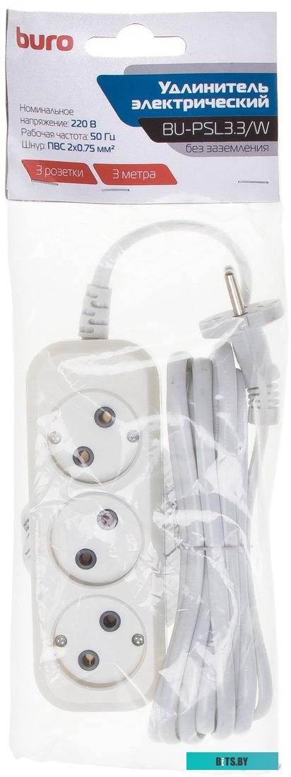 Сетевой фильтр (удлинитель) Buro BU-PSL3.3/W