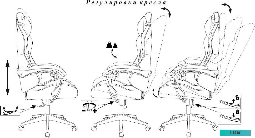 Кресло Zombie Predator (черный)