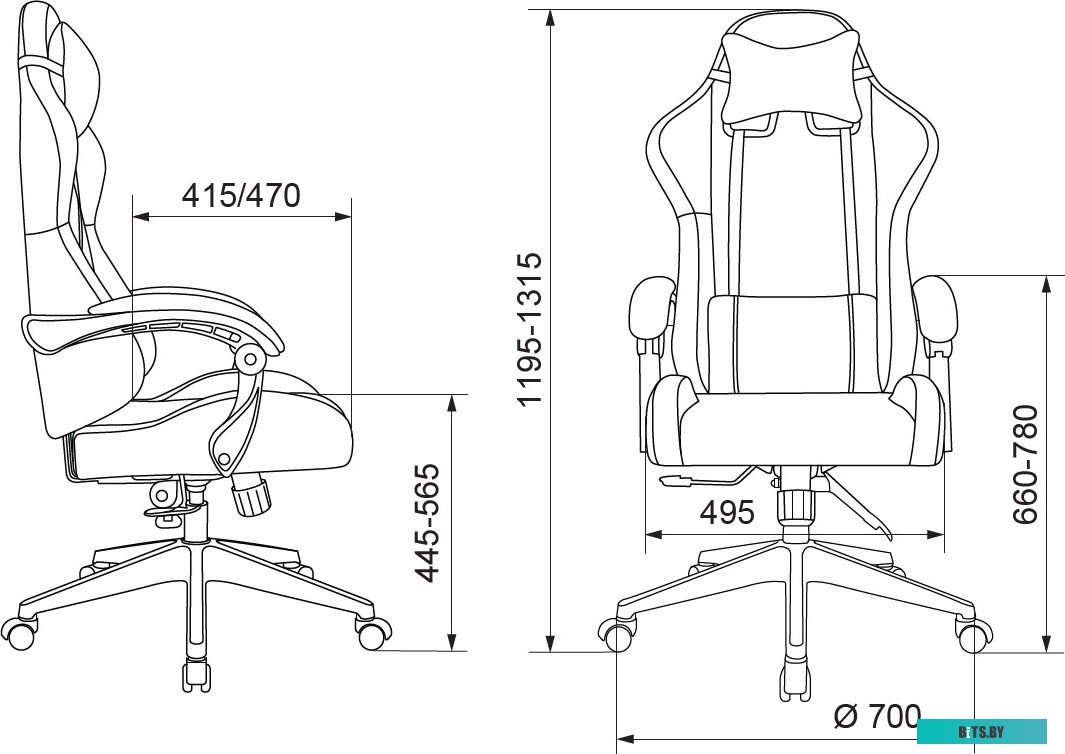 Кресло Zombie Predator (черный)