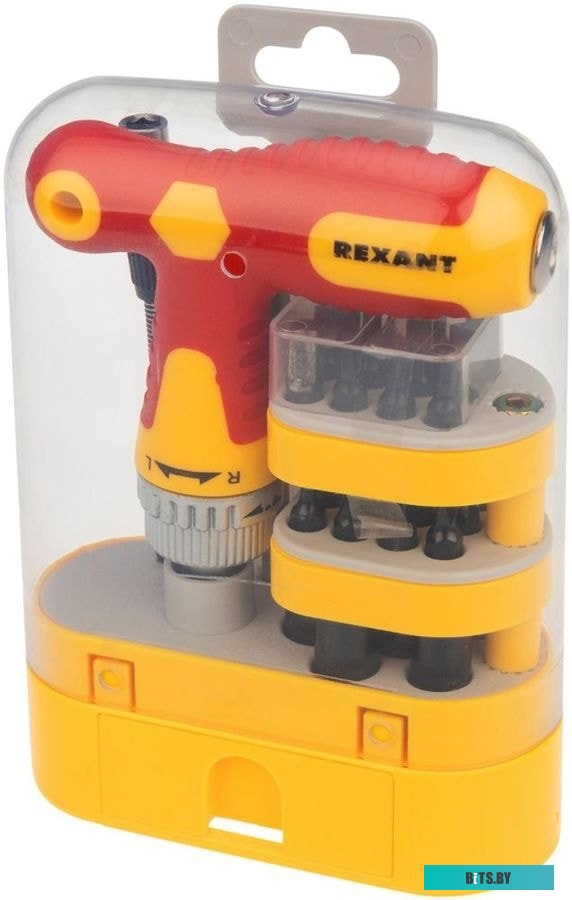 Набор отвертка с битами Rexant 12-4776 (33 предмета)