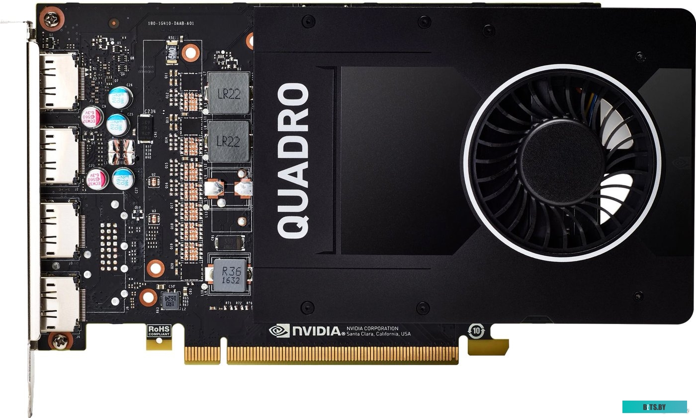 Видеокарта PNY Nvidia Quadro P2200 5GB GDDR5X VCQP2200-SB