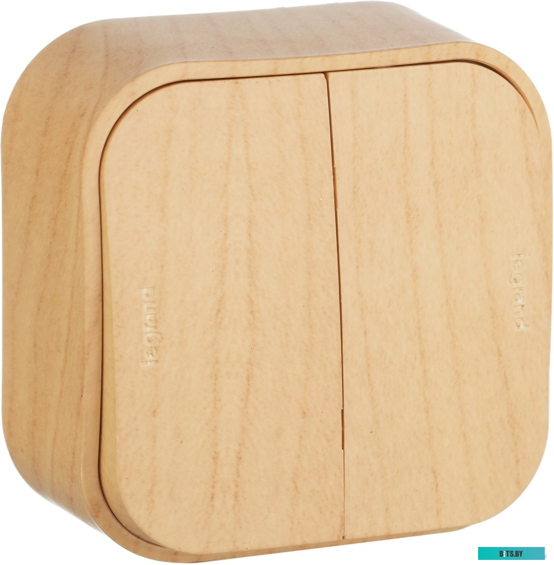 Розетка Legrand Quteo 782262 (дерево)