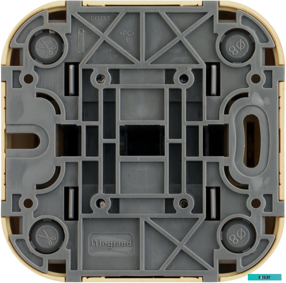 Розетка Legrand Quteo 782262 (дерево)