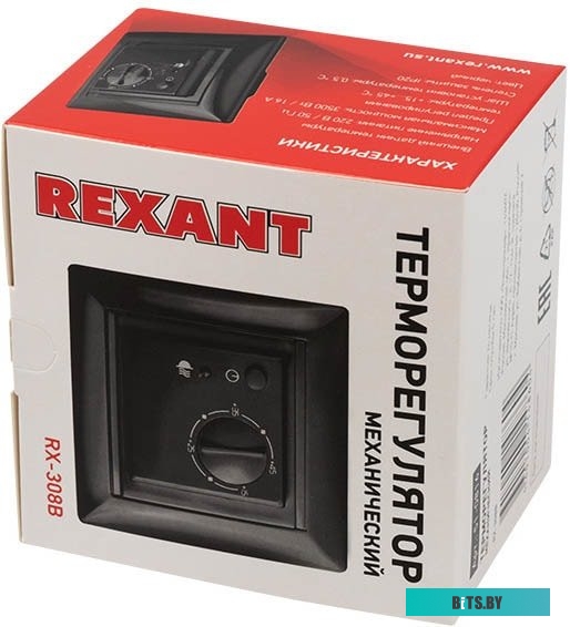 Терморегулятор Rexant RX-308B 51-0816 (черный)