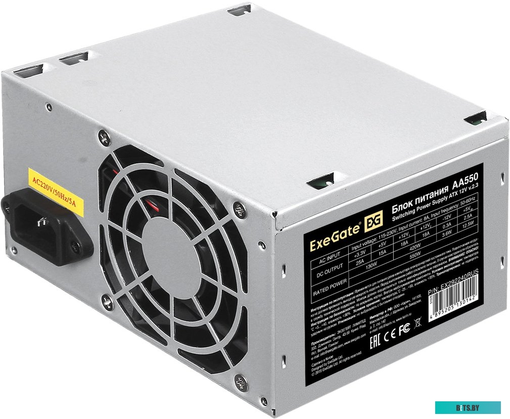 Блок питания ExeGate AA550-PC EX292240RUS-PC