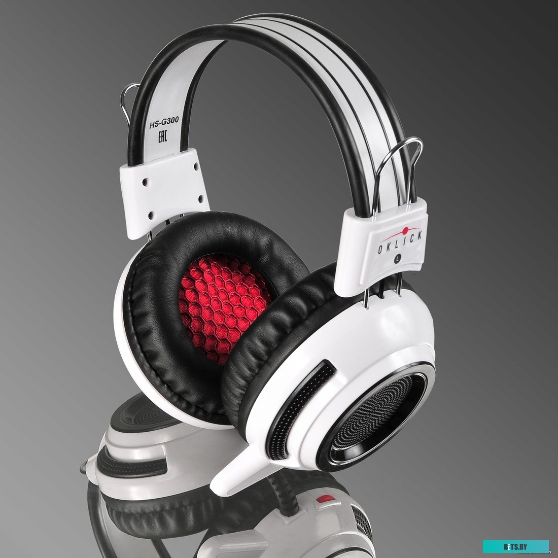 Наушники (Гарнитура) Oklick HS-G300 Armageddon (белый/черный)