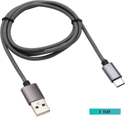 Адаптер Rexant 18-1896 USB Type-A - USB Type-C (1 м, серый)