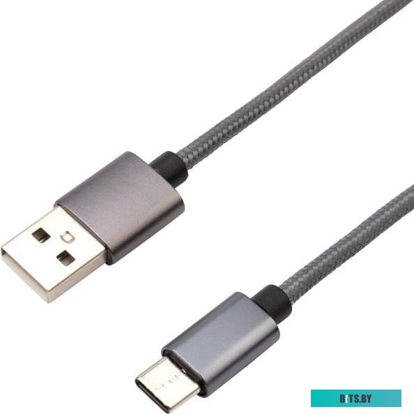 Адаптер Rexant 18-1896 USB Type-A - USB Type-C (1 м, серый)