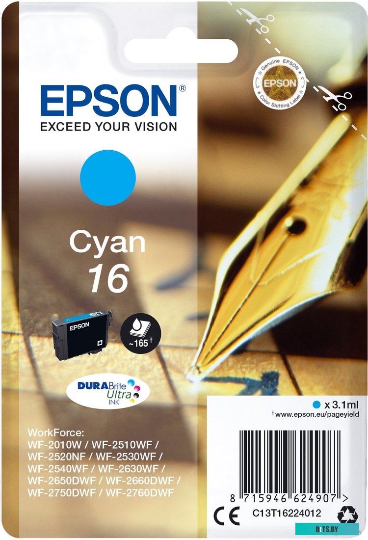 Картридж EPSON 16XL C13T16324012.