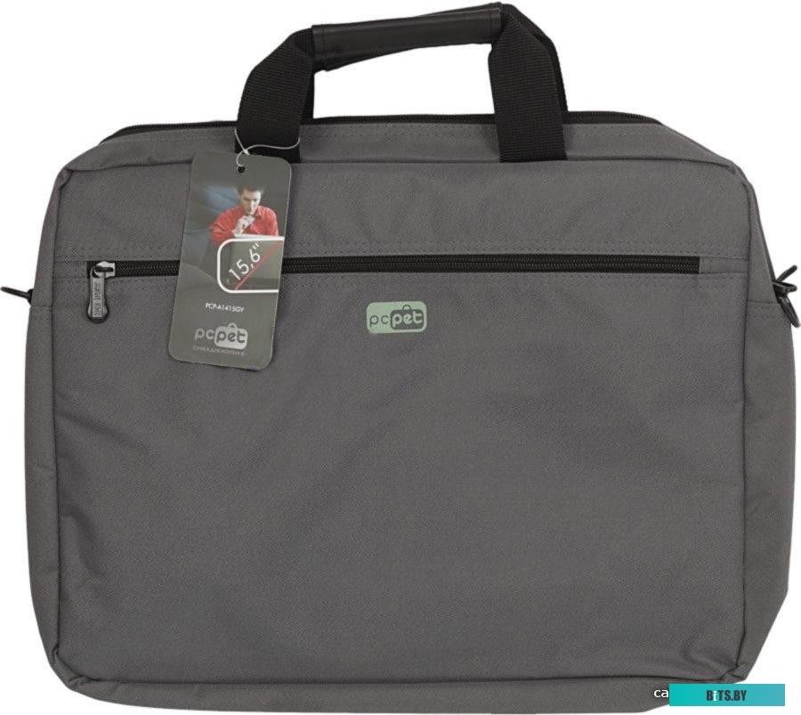 Сумка (портфель, кейс, чехол) для ноутбука PC Pet 15.6" Grey (PCP-A1415GY)
