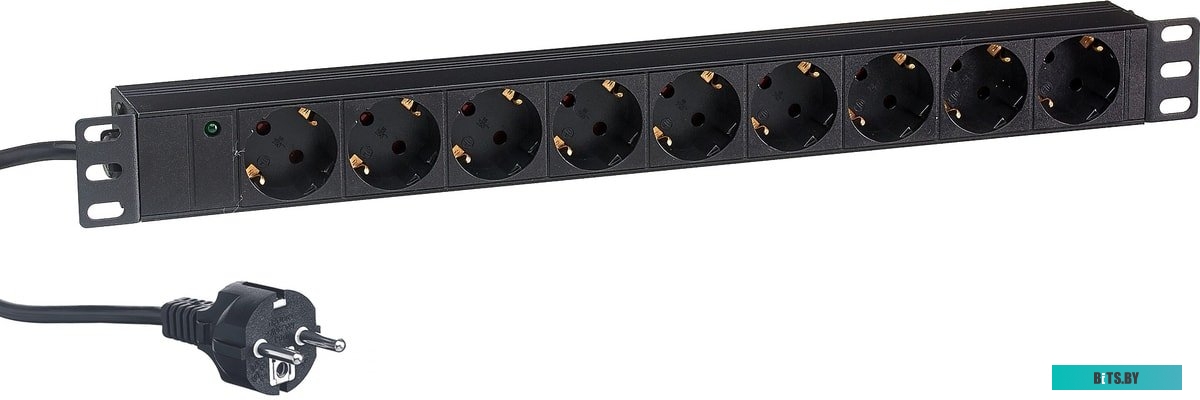 Блок розеток ExeGate ServerPro PDU-19H904 Al-9S-EU2.5 <EX280850RUS>