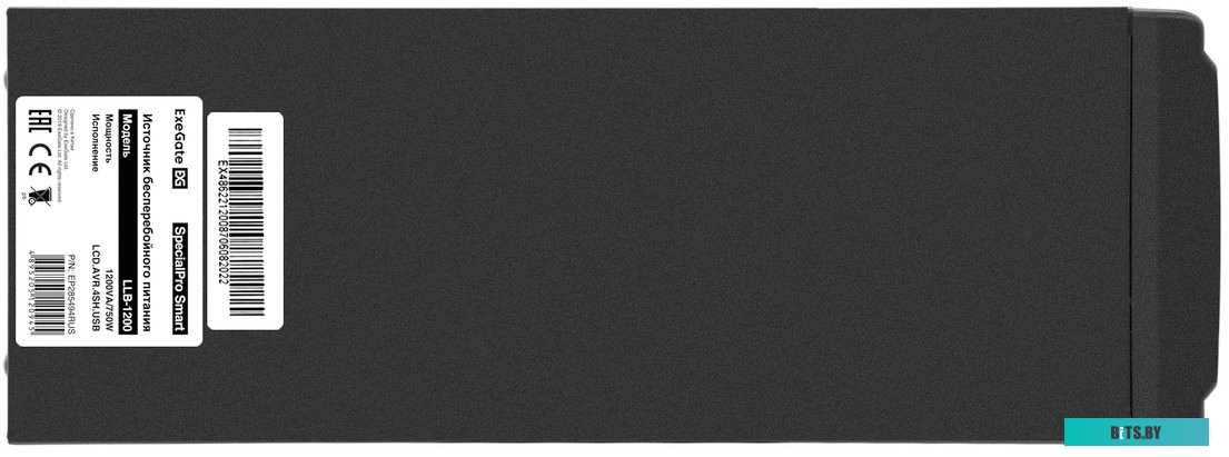 Источник бесперебойного питания (ИБП) ExeGate SpecialPro Smart LLB-1000.LCD.AVR.EURO.RJ EP285487RUS