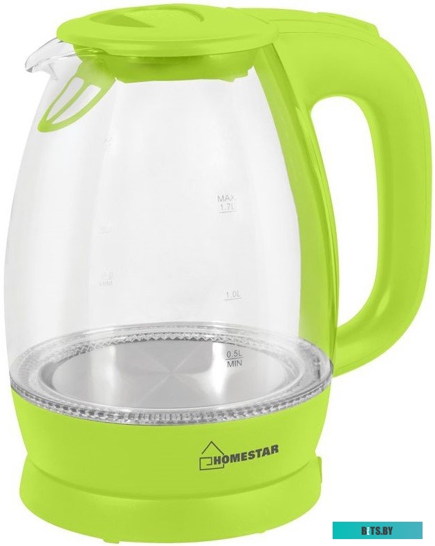 Электрочайник HomeStar HS-1012 (зеленый) <003943>