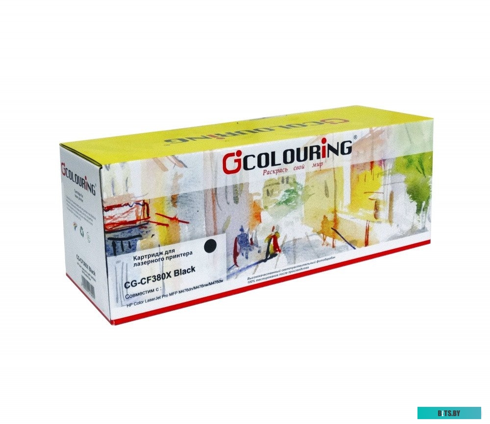 Черный тонер-картридж Colouring CG-CF380X CG-CF380X.