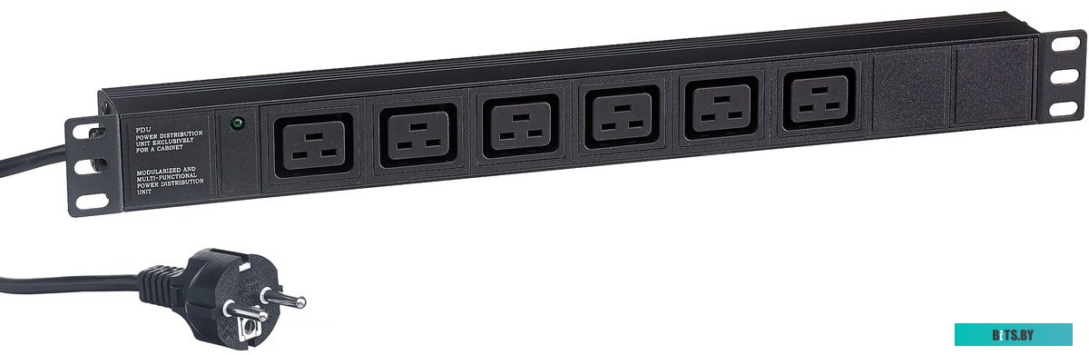 Блок розеток ExeGate ServerPro PDU-19H013 Al-6C19-EU3CU <EX280871RUS>