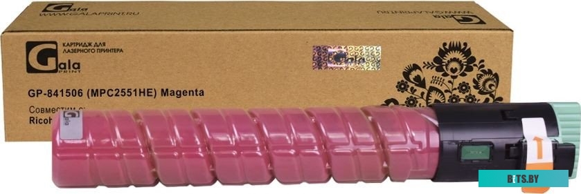 Картридж GalaPrint GP-841506 (MPC2551HE) для принтеров Ricoh Aficio MPC2051/MPC2551 Magenta 9500 копий