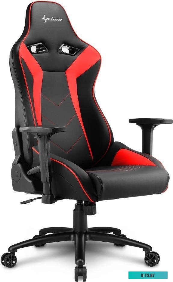 Офисное кресло (Стул) Sharkoon Elbrus 3 (черный/красный) <ELBRUS-3-BK/RD>