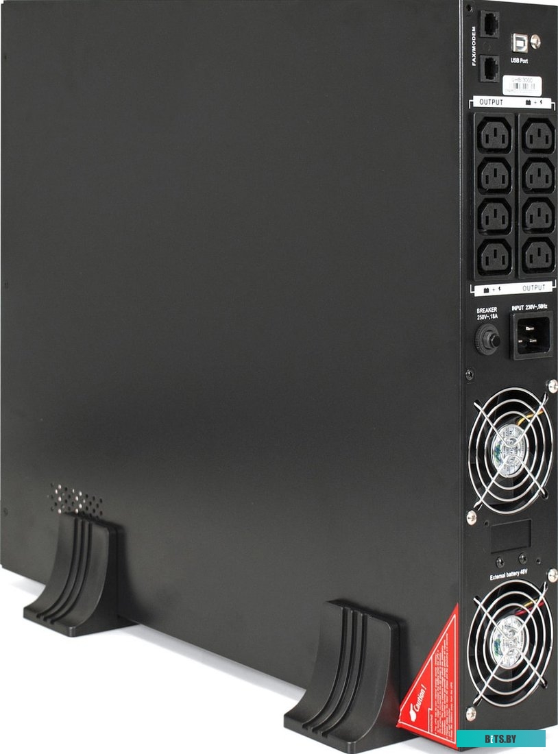 Источник бесперебойного питания (ИБП) ExeGate SinePower UHB-3000.LCD.AVR.C13.RJ.USB.2U <EP285645RUS>