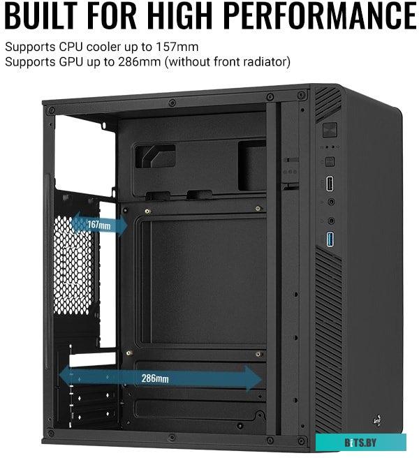 Корпус AeroCool CS-106 CS-106-S-BK-v1