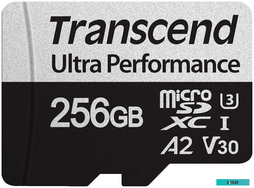 Карта памяти Transcend microSDXC 340S 256GB (с адаптером) <TS256GUSD340S>