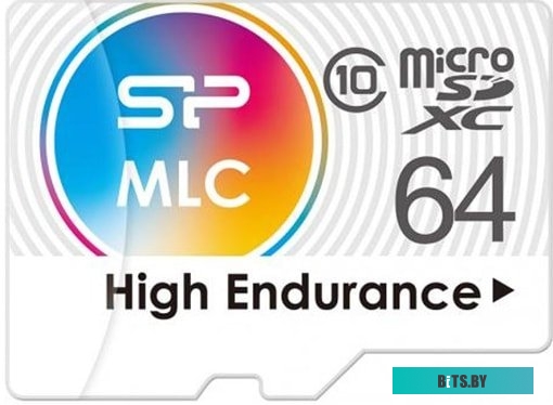 Карта памяти Silicon Power High Endurance microSDXC SP064GBSTXIU3V10SP 64GB (с адаптером)