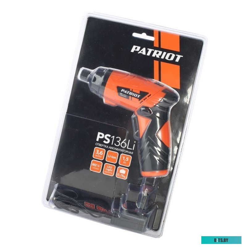 Дрель-шуруповерт Patriot BR 203UES 180201203 (с 2-мя АКБ, кейс) <180 20 1203>