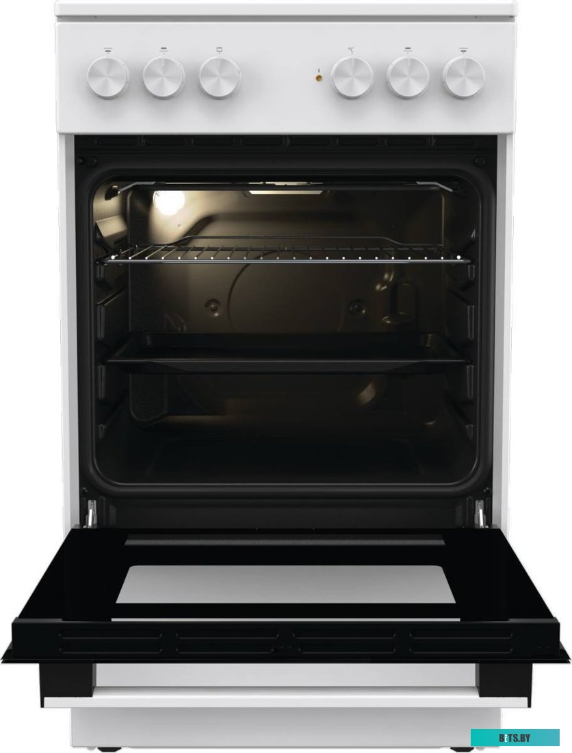 GEC5A12WG-B Электрическая плита Gorenje GEC5A12WG-B,  стеклокерамика,  без крышки,  белый