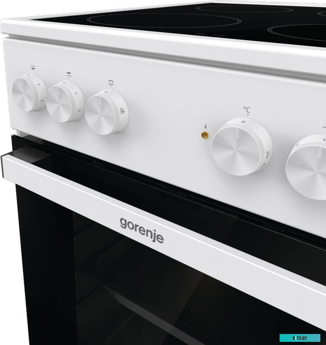 GEC5A12WG-B Электрическая плита Gorenje GEC5A12WG-B,  стеклокерамика,  без крышки,  белый