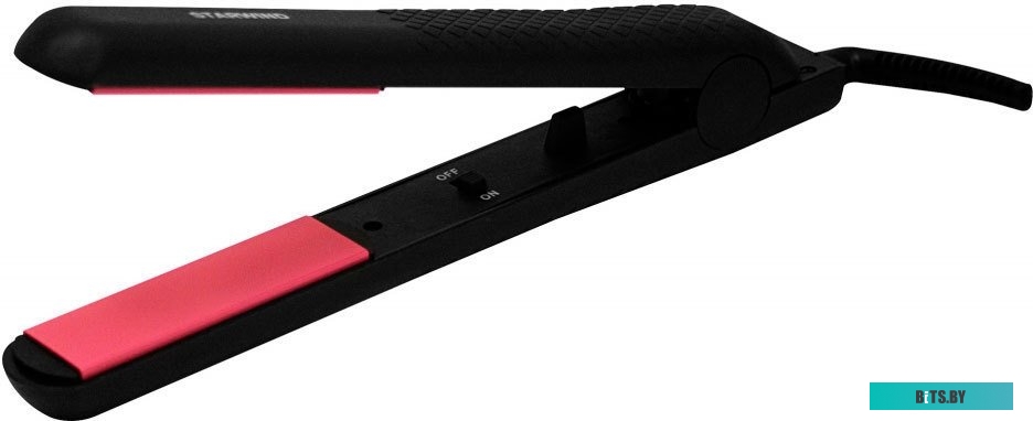 SHE5500 Выпрямитель Starwind SHE5500 25Вт черный/розовый (макс.темп.:200С)