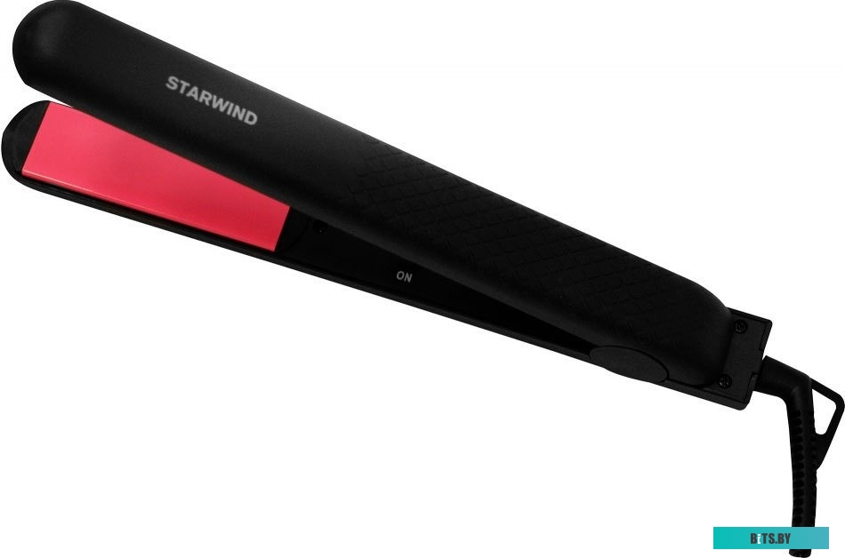 SHE5500 Выпрямитель Starwind SHE5500 25Вт черный/розовый (макс.темп.:200С)