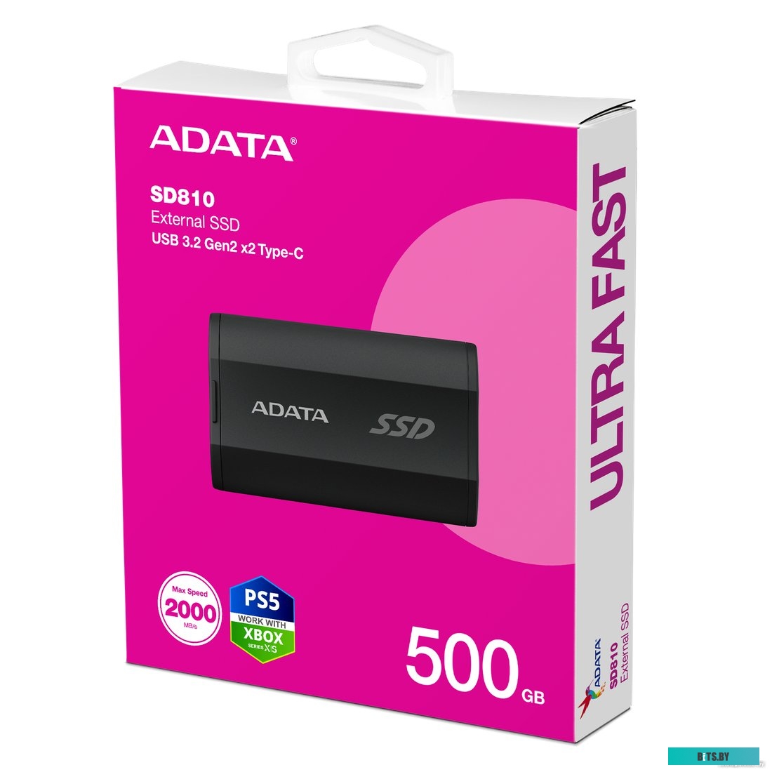 Внешний SSD-диск ADATA SD810 SD810-500G-CBK