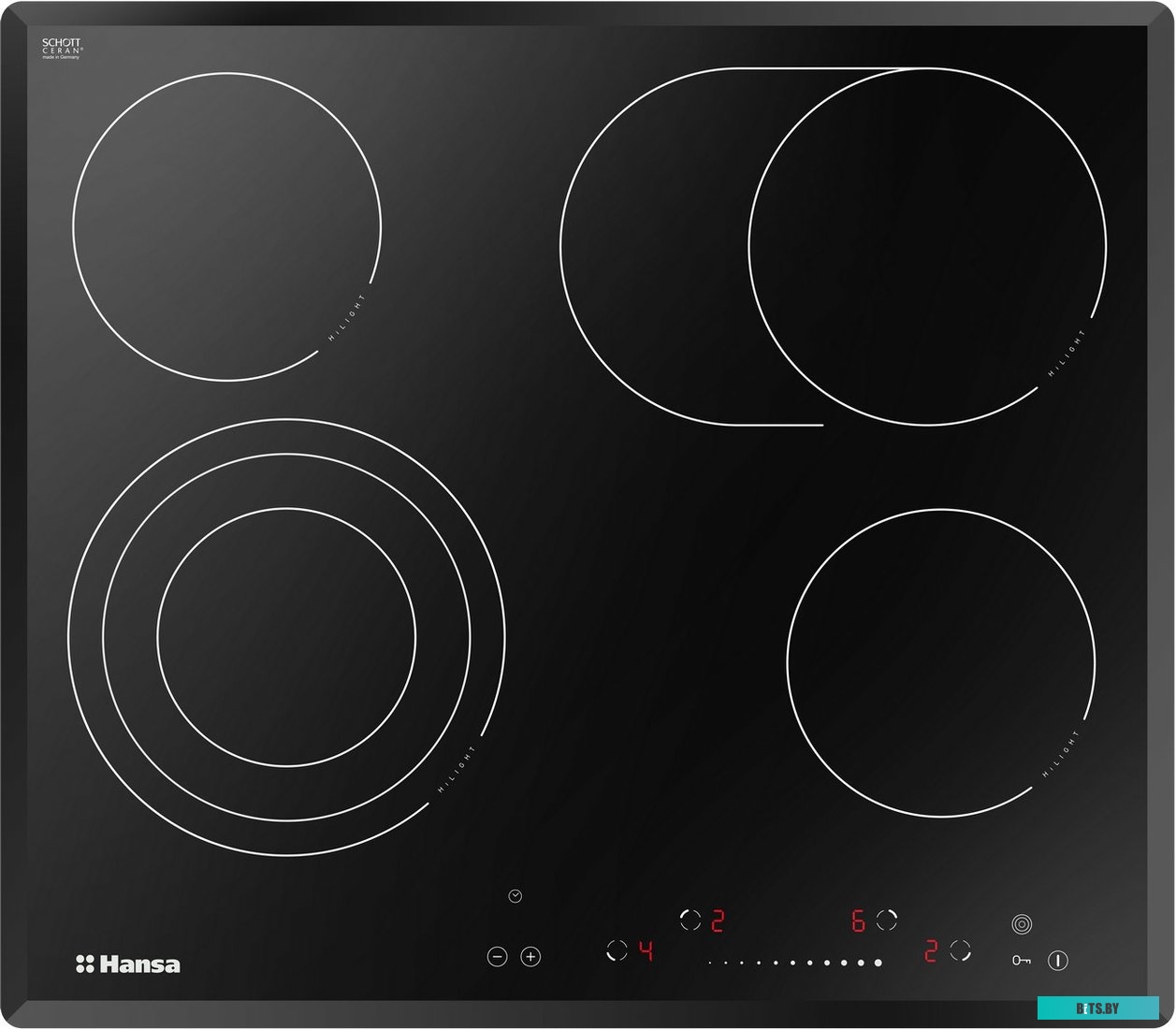 BHC66906 Варочная поверхность Hansa BHC66906 черный