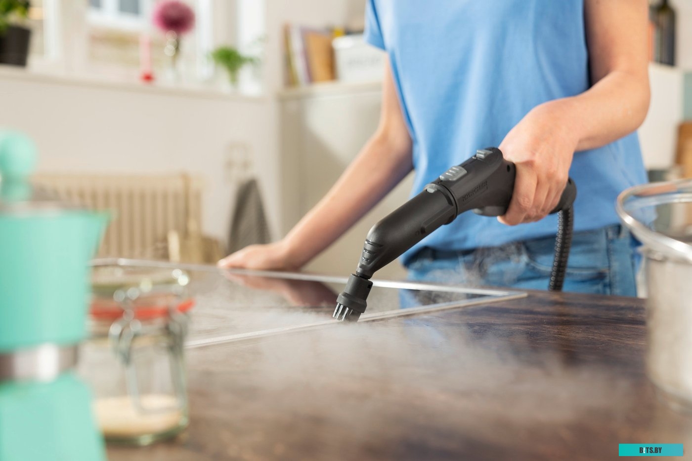 1.513-430.0 Пароочиститель напольный Karcher EasyFix SC 3 Deluxe 1900Вт белый