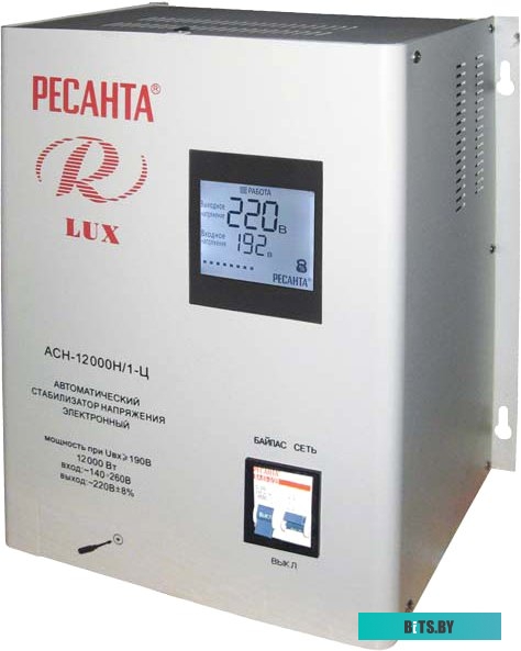 Стабилизатор напряжения Ресанта Lux АСН-12000Н/1-Ц