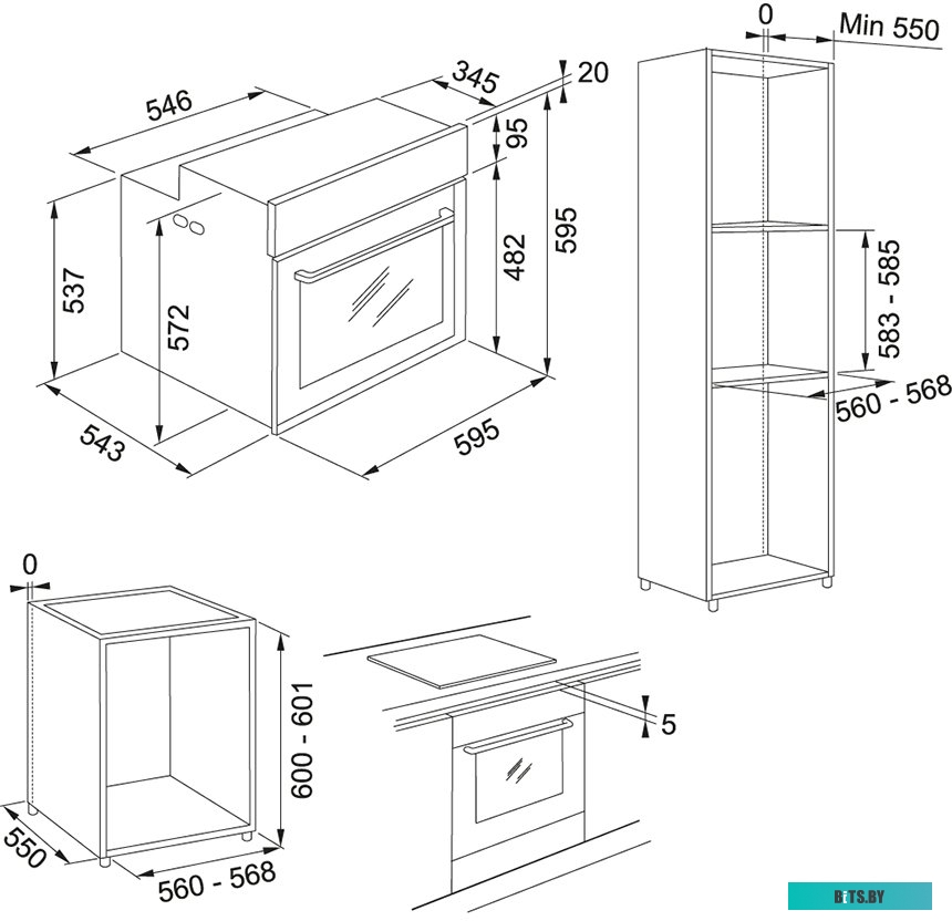 116.0606.102 Духовой шкаф Franke FMY 98 P BK/ Best, Электрический духовой шкаф, 60 см, серия MYTHOS, 73л, 10 функций, 9 автоматических рецептов, сенсо