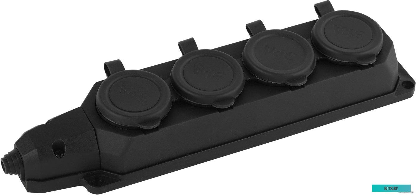 Колодка удлинителя ЭРА K-4e-B-IP44 Б0044546