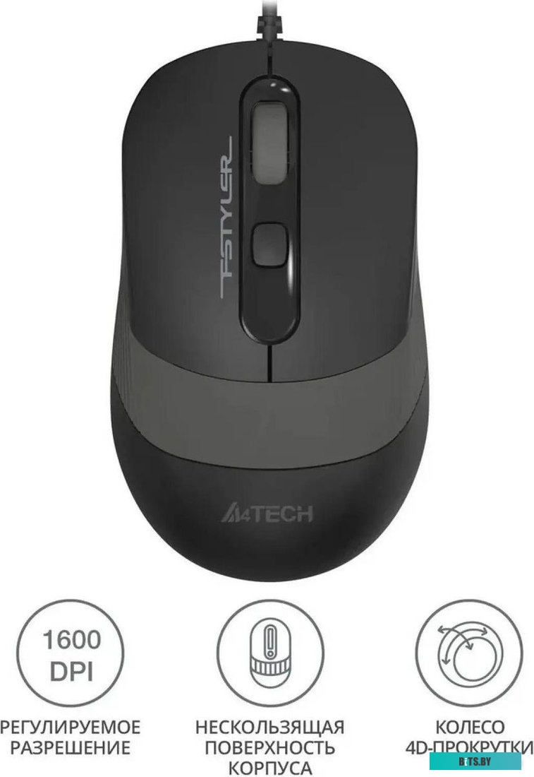 Мышь A4Tech Fstyler FM10S FM10S USB GREY