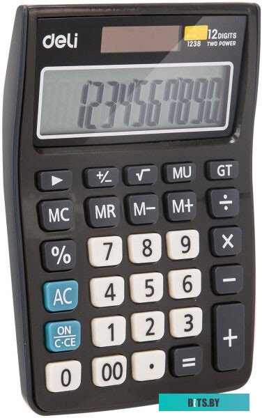 Калькулятор настольный Deli E1238black 12-разр.
