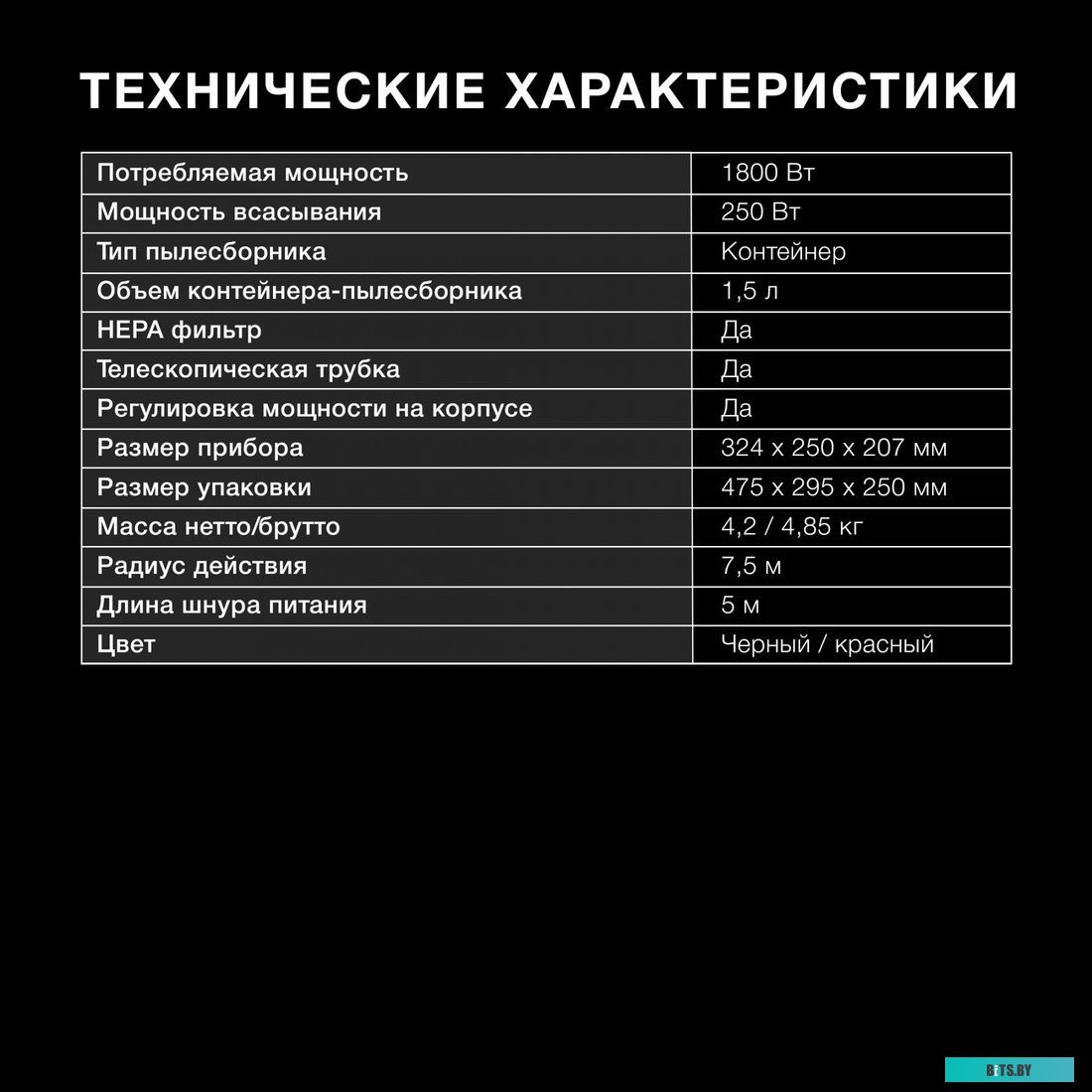 HYV-C1990 Пылесос Hyundai HYV-C1990 1800Вт красный