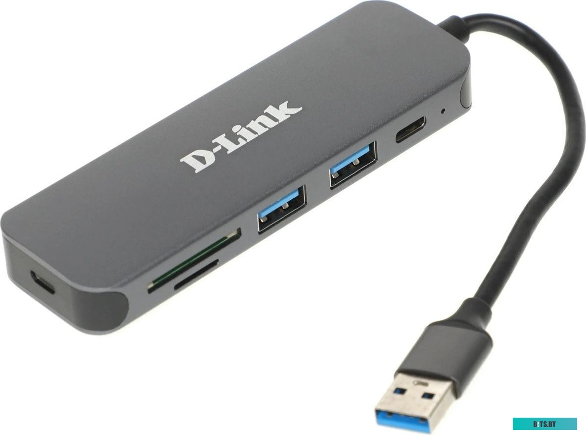 DUB-2325/A2A Разветвитель USB 2.0 D-Link DUB-2325 2порт. черный (DUB-2325/A2A)