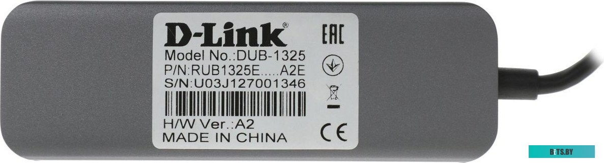 DUB-2325/A2A Разветвитель USB 2.0 D-Link DUB-2325 2порт. черный (DUB-2325/A2A)