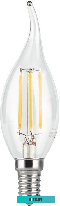 104801107 Лампа светодиодная Gauss Filament 7Вт цок.:E14 свеча 220B 2700K св.свеч.бел.теп. CF35 (упак.:1шт) (104801107)
