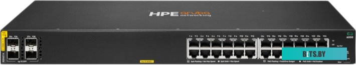 Коммутатор HPE Aruba 6000 R8N87A 24G 4SFP 24PoE+ 370W управляемый