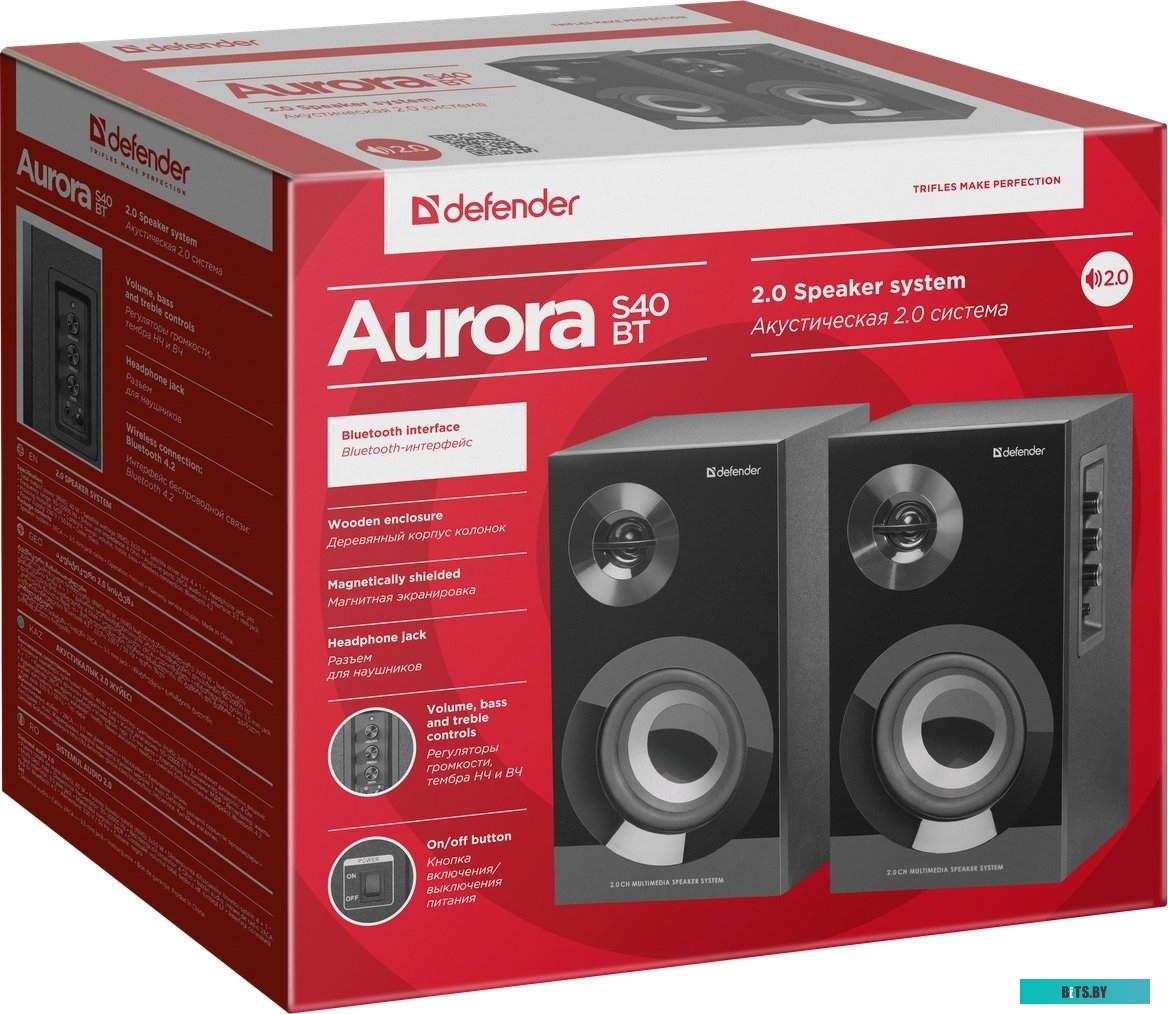 Акустика Defender Aurora S40 BT <65240>