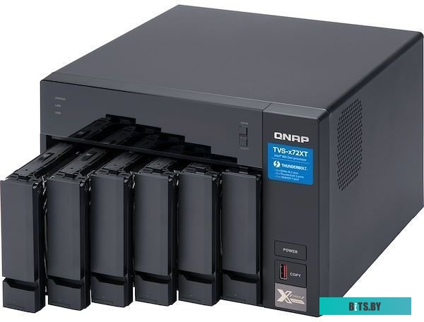 Настольное сетевое хранилище QNAP TVS-672XT-I3-8G