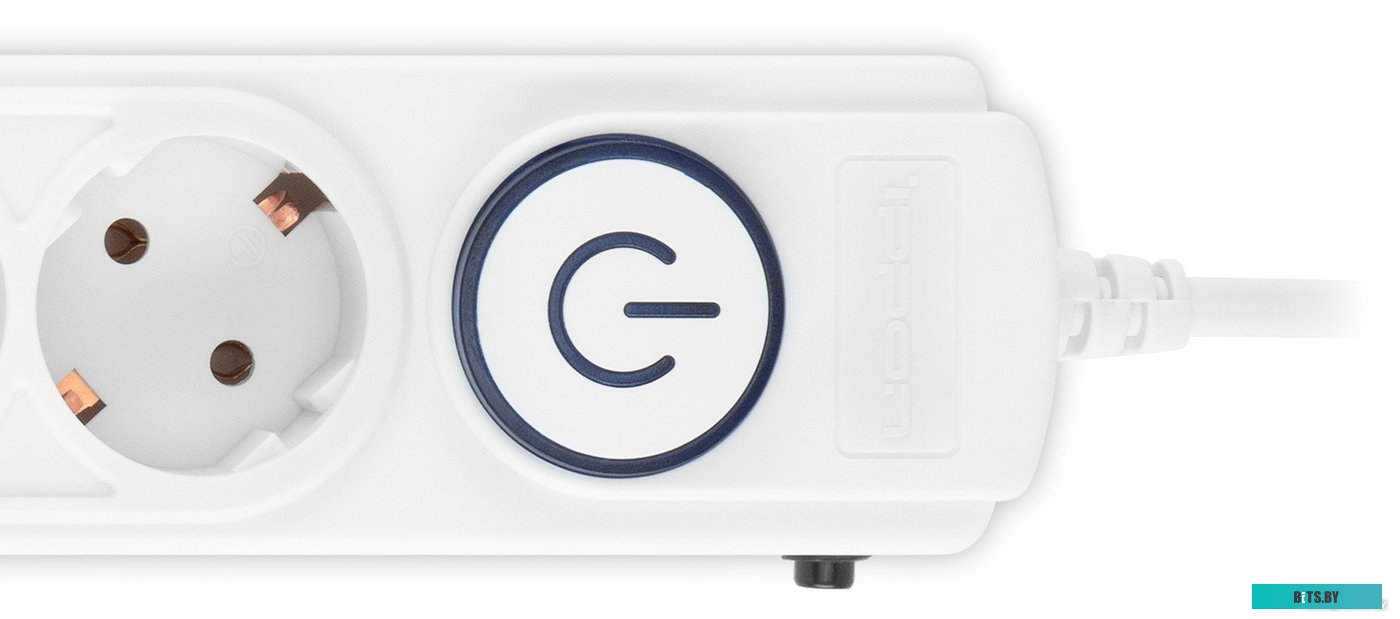 1804738 Ippon BK-6-EU-3-10-W (3м, 6 розеток, белый)